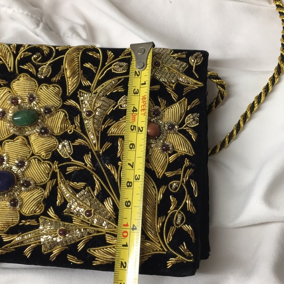 🖤Vtg Handmade bag with gemstones - Picture 17 of 17